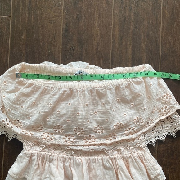 AMERICAN Eagle Peach Lace Sleeveless Top Size XS - Picture 4 of 14